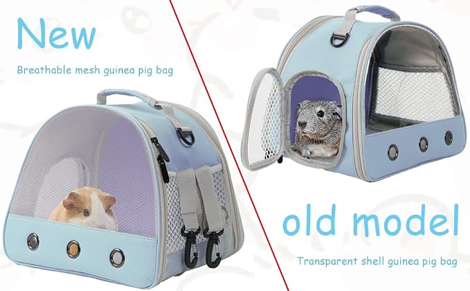 Breathable Small Animal Carrier Nylon Mesh - Image 3
