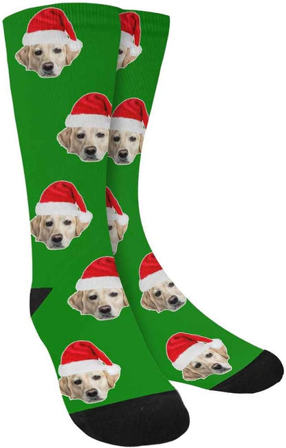 Custom Face Socks, Personalized Dog Lover Pet Photo Picture on Socks Unisex by Enjoy-yjl