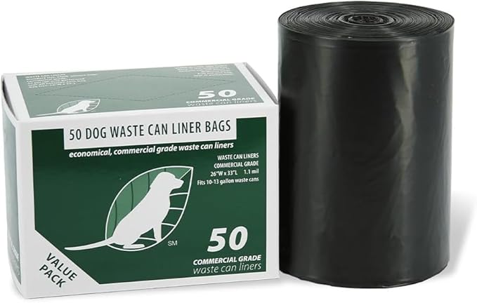 Zero Waste USA - Commercial Grade Dog Waste Station Can Liners -1 Roll of 50 - Image 3
