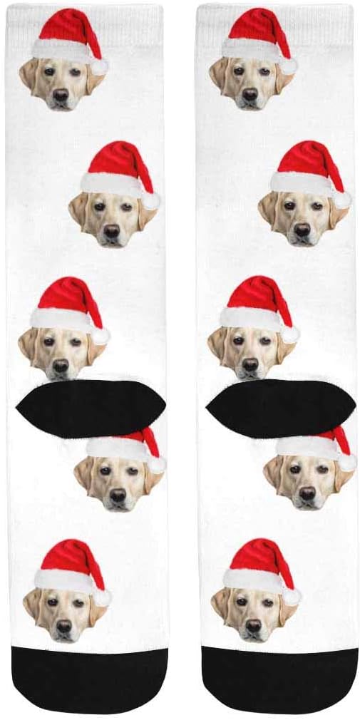 Custom Face Socks, Personalized Dog Lover Pet Photo Picture on Socks Unisex - Image 4