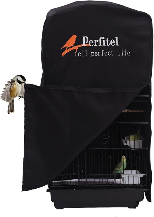 Bird Cage Cover Good Night Birdcage Cover Black-Out Birdcage Cover Durable by Perfitel-tellperfectlife