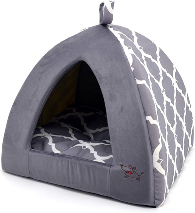 Best Pet Supplies Dog House Bed Crate Mat Tent Indoor Round Soft Plush - Image 2