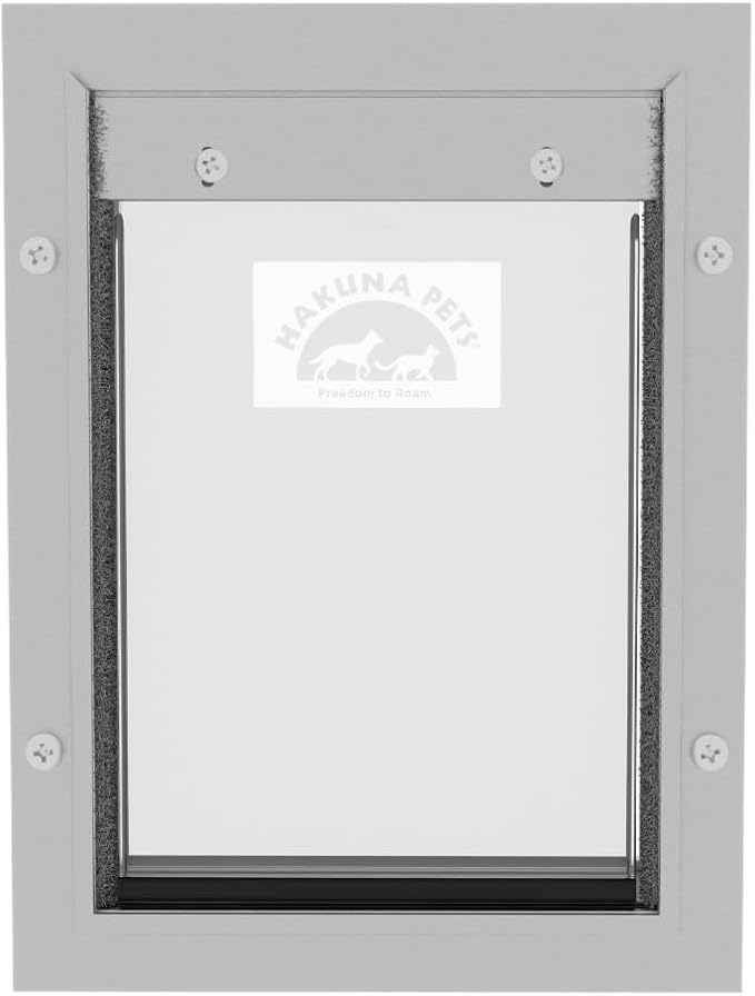 Hakuna Pets Deluxe Aluminum Pet, Cat and Dog Door - Image 2
