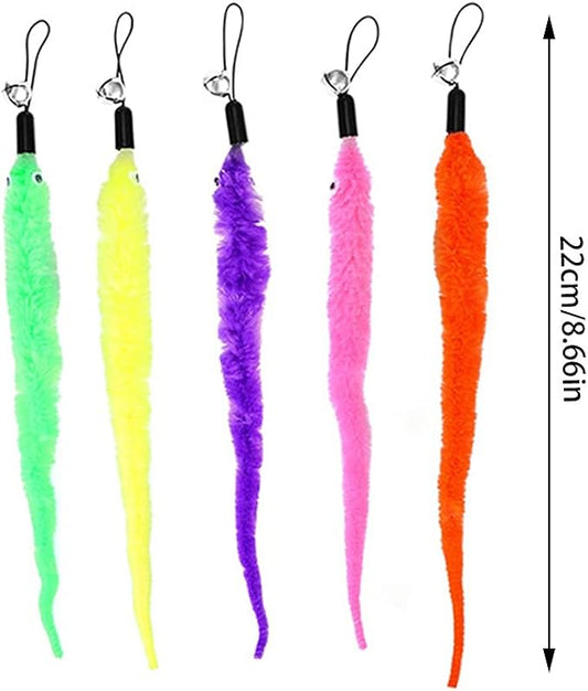 24 PCS Cat Worm Toy Replacement Teaser - Image 2