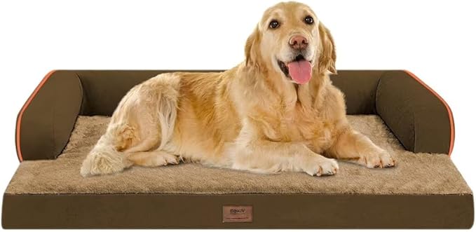Large Dog Bed Orthopedic Washable: Extra Brown XL XLarge Big Dog Bed - Image 9