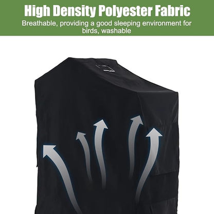 DONGKER Bird Cage Cover, Waterproof Bird Black-Out Cover Breathable - Image 3