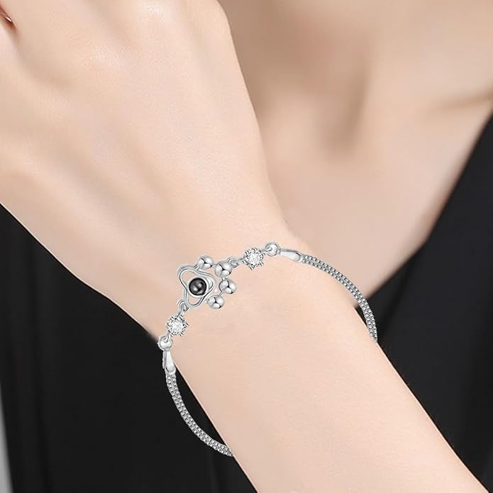 Custom Photo Projection Bracelet Dog Paw Bracelets Personalized Photo Bracelet - Image 7