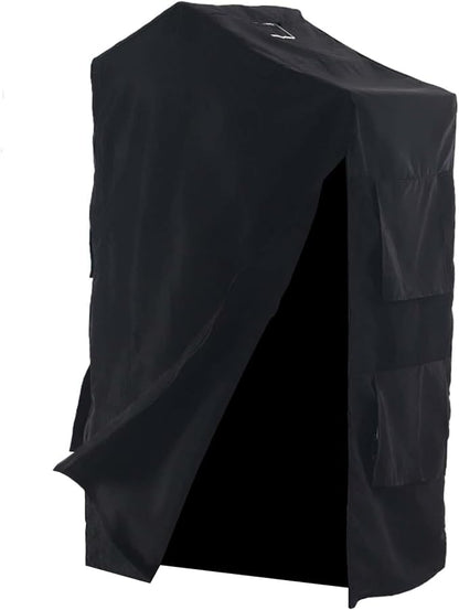 Bird Cage Cover Foldable Waterproof Black Bird Cage Cover Windproof Washable by Unknown