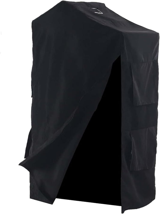 Bird Cage Cover Foldable Waterproof Black Bird Cage Cover Windproof Washable by Unknown