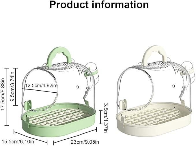 Versatile Birdcage for Travel Clear Bird Cage - Image 5