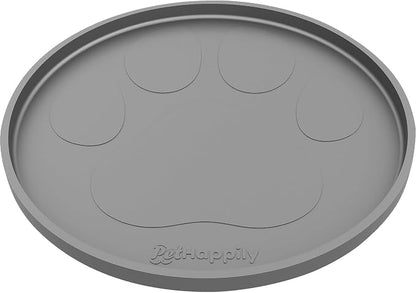Dog Food Mat Round 10" by PETHAPPILY
