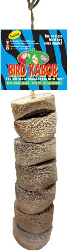 Wesco Pet Original Bird Kabob Shreddable Bird Toy by BIRDKABOB