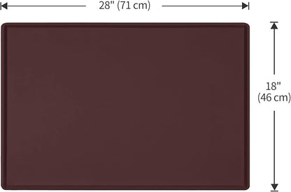 Dog Food Mat, Silicone Waterproof Food Tray, Non Slip Pet Bowl Mats Placemat - Image 5