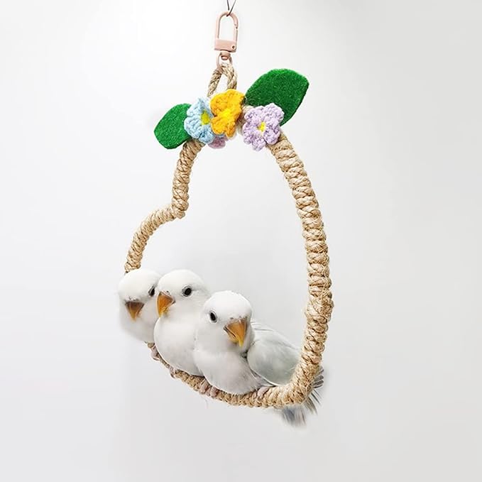 La La Pet® Bird Rope Swing - Image 3