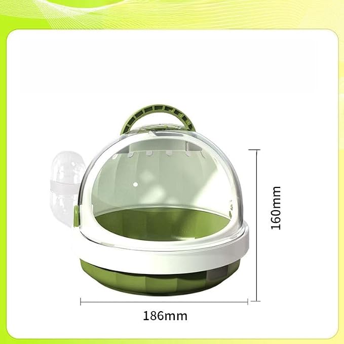 Guinea Pig Carrier Cage with Water Bottle, Portable Hamster Travel Carrier - Image 2