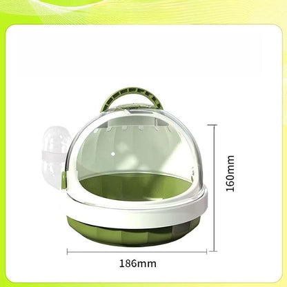 Guinea Pig Carrier Cage with Water Bottle, Portable Hamster Travel Carrier - Image 2
