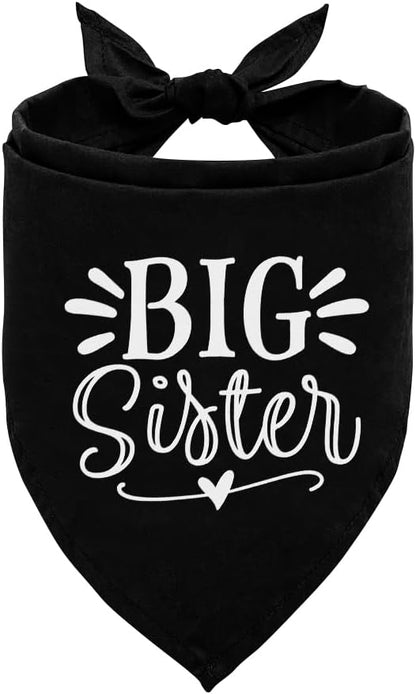 Big Sister Bandana for Dog, Pet Pregnancy Announcement, Big Sister Dogs Shirt by ZPPRJF