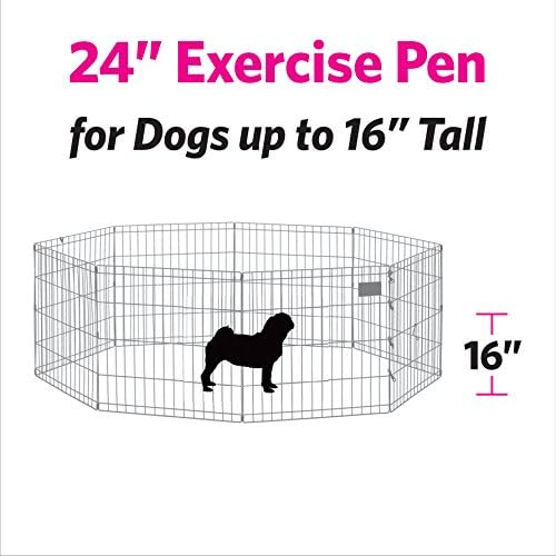 MidWest Homes for Pets Folding Metal Puppy / Dog Exercise Pen, Indoor/Outdoor - Image 6