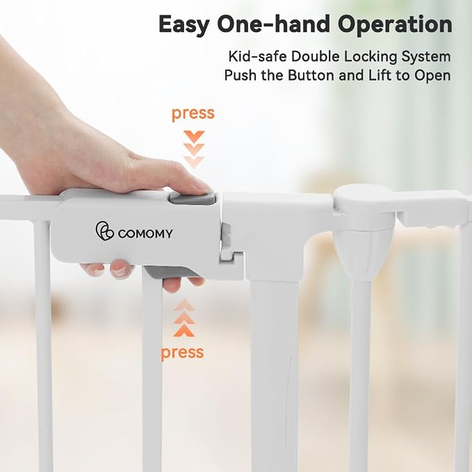 COMOMY 127.8" Extra Wide Baby Gate, Dog Gate - Image 3