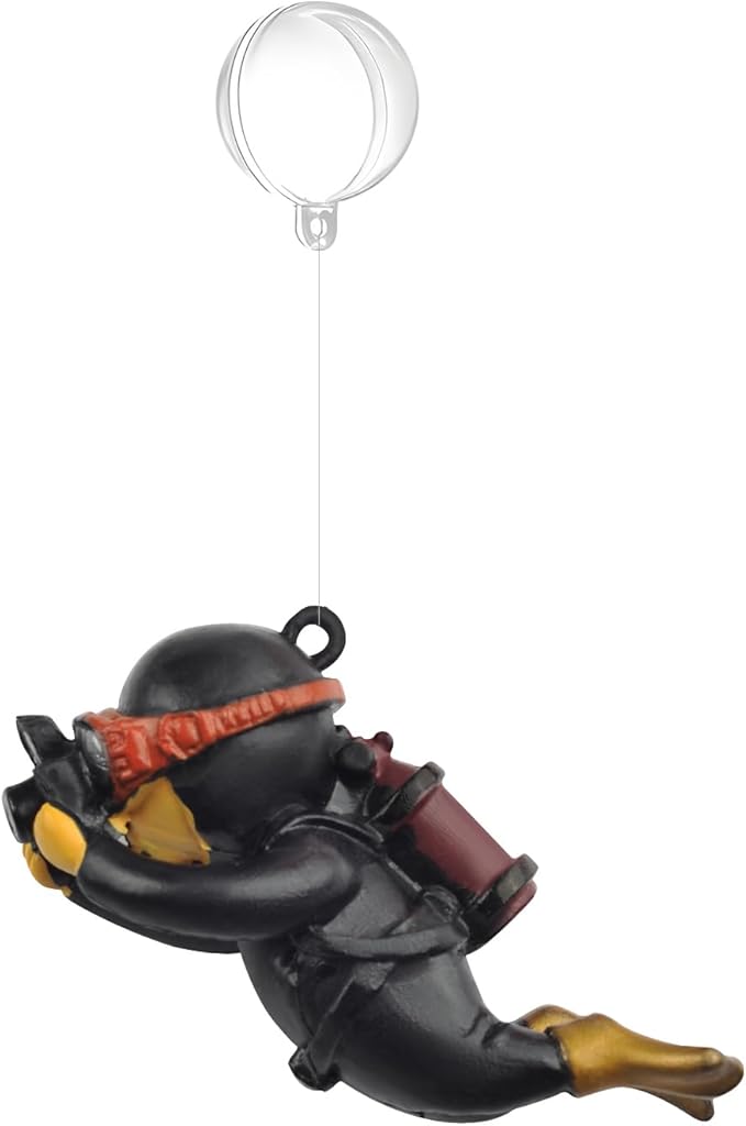 onesimcr Floating Fish Tank Decorations, Aquarium Decorations, Lovely Diver by onesimcr
