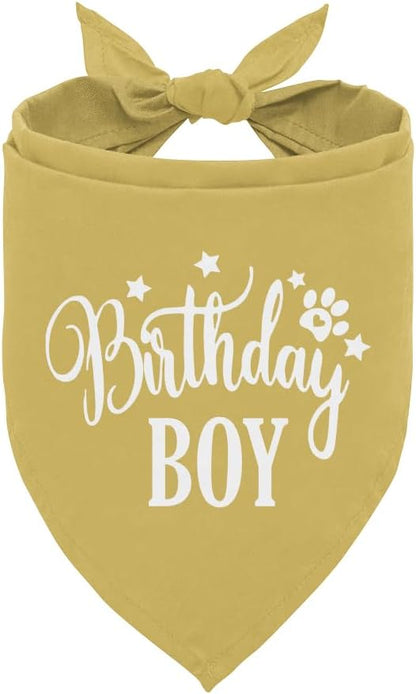 Birthday Boy Dog Bandanas, Dog Birthday Bandana, Birthday Bandana by corner+wind