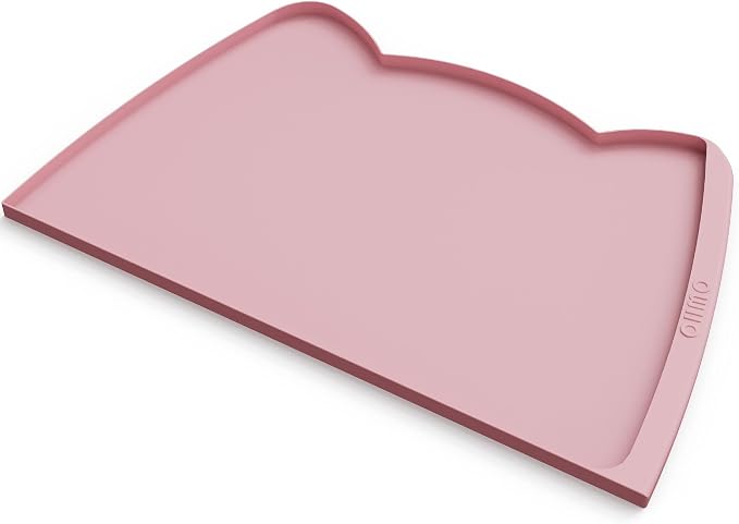 OHMO Dog Food Mat w/Residue Collection Pocket Silicone Pet Feeding Mat - Image 8