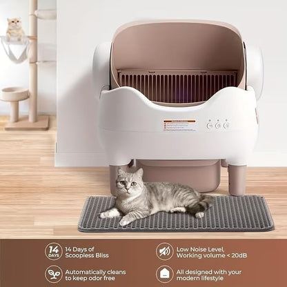APP-Controlled Self Cleaning Litter Box, Automatic & Hands-Free Cat Litter Box - Image 7