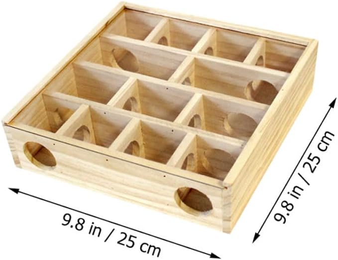 POPETPOP Wooden Hamster Maze Interactive Household - Image 2