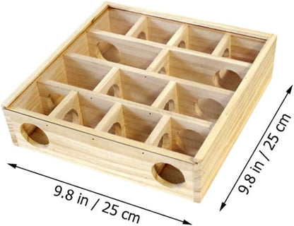 POPETPOP Wooden Hamster Maze Interactive Household - Image 2