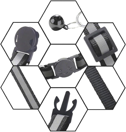 3 Pack Reflective and Breakaway Cat Collars - Image 4