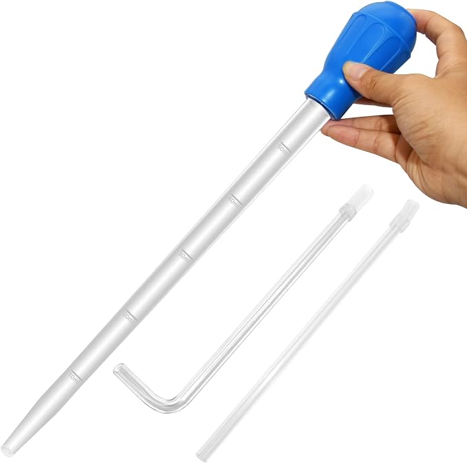 Extra Long Turkey Baster for Aquarium, 27.7 Inch Aquarium Coral Feeder by Unknown
