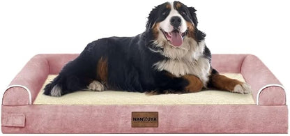 Large Dog Bed Orthopedic Washable: Jumbo Dog Bed Bolster Extra Large Dogs Egg - Image 9