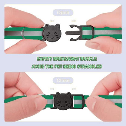 2 Pack Cat Collars Quick Release Reflective Kitten Collar - Image 2