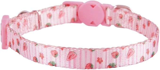 Breakaway Cat Collar with Bell, 2 Pack of Adjustable Floral Cat Collars Cute - Image 2