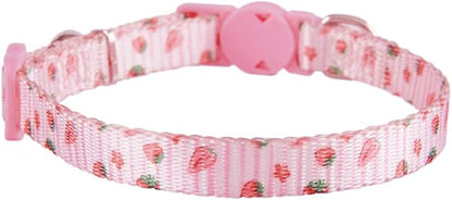 Breakaway Cat Collar with Bell, 2 Pack of Adjustable Floral Cat Collars Cute - Image 2