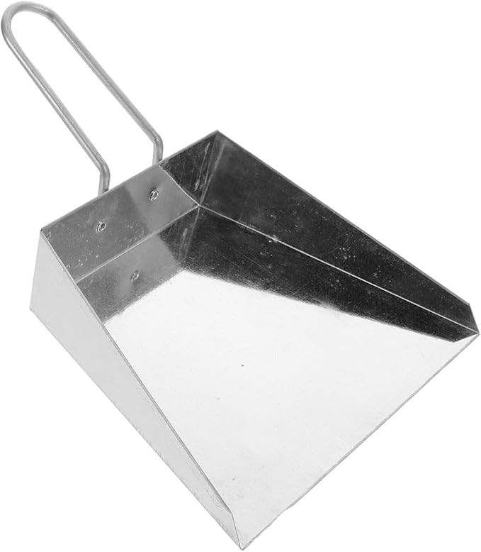 Amosfun Stainless Steel Handheld Dustpan Heavy Duty Mini Dust Pan by Amosfun