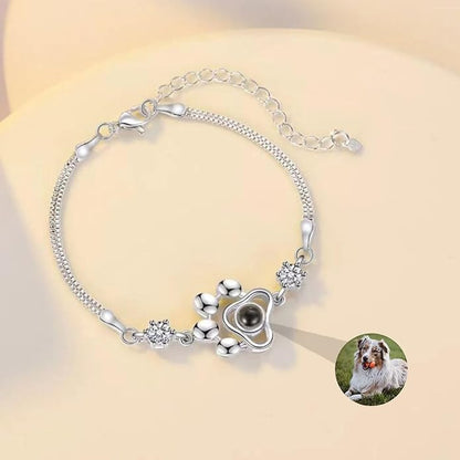 Custom Photo Projection Bracelet Dog Paw Bracelets Personalized Photo Bracelet - Image 6