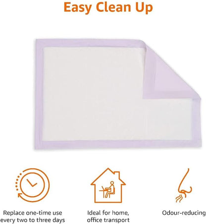 Amazon Basics Cat Pee Pads, Super Absorbent, Odor Control, Universal Fit - Image 3