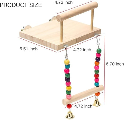 Bird Perches Platform Swing Parakeet Toys - Image 6