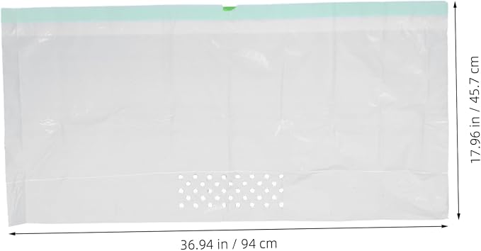7Pcs Cat Litter Filtering Pouch Durable White Cat Litter Supplies - Image 2