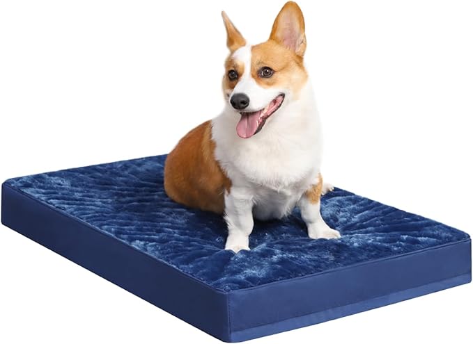 KSIIA Orthopedic Dog Crate Bed Waterproof Dog beds by KSIIAPetProducts