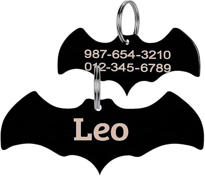 Stainless Steel Personalized Pet ID Tags, Art Design by Unknown
