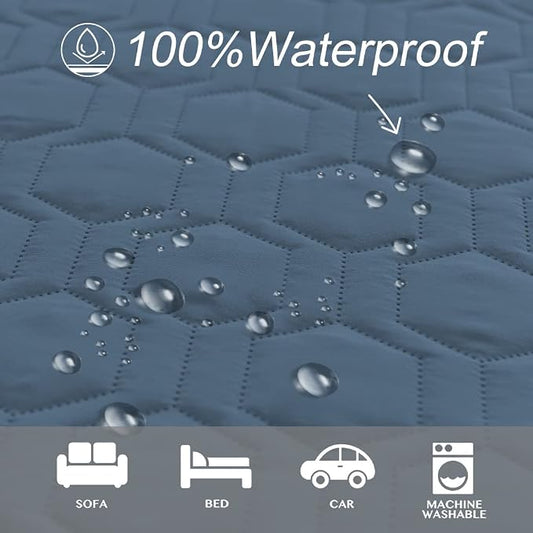 Waterproof and Anti-Slip Dog Bed Cover and Pet Blanket Sofa Pet Bed Mat ，car - Image 2