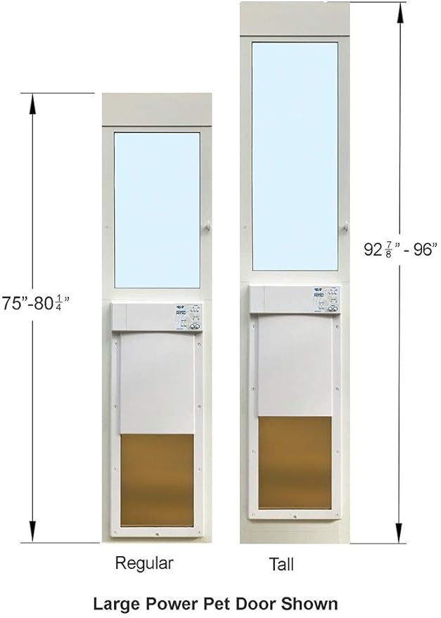Power Pet Automatic Sliding Glass Patio Pet Door by High Tech Pet - Image 3