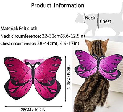 Pet Cat Bat Wings for Halloween Party Decoration, Puppy Collar Leads Cosplay - Image 5