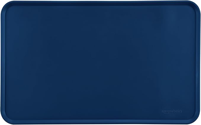 Amazon Basics Waterproof Non-Slip Silicone Pet Feeding Mat by AmazonBasics