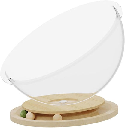 Space Capsule Cat Transparnt Cat House Set by Gralara