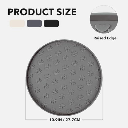 Dog Food Mat for Food and Water, Waterproof Pet Food Mat - Image 2