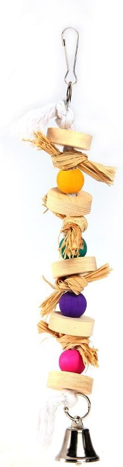Hypeety Parrot Pet Bird Chew Bird Toys Parakeet Toys Wooden Straw by Hypeety
