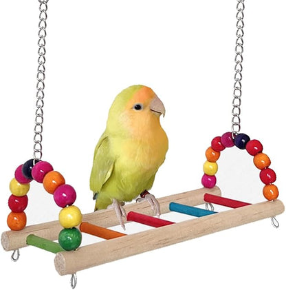 Bird Swing Conure Toys, Parrot Climbing Hammock - Image 5